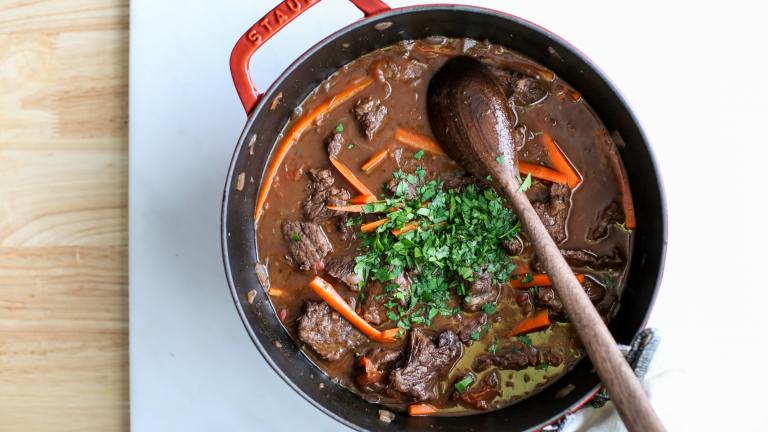 Mahogany Beef Stew created by Ashley Cuoco