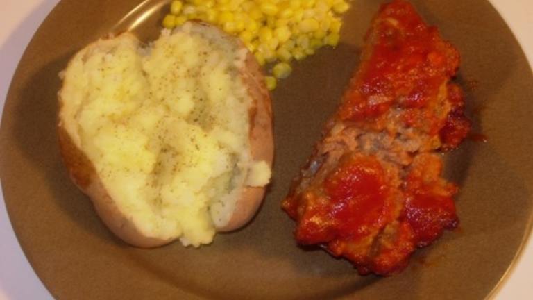 Sweet and Sour Meatloaf Created by Loves2Teach