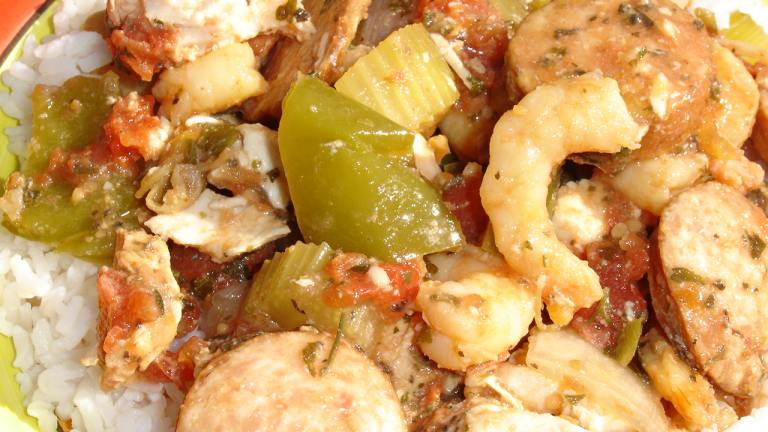 Best Ever Crock Pot Jambalaya created by lets.eat