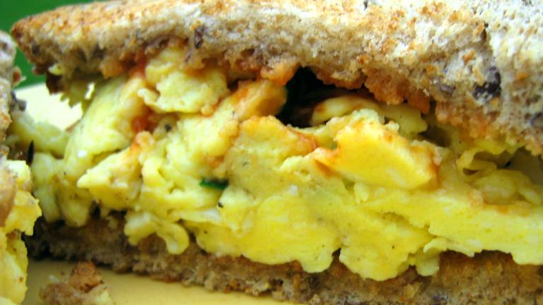 Scrambled Egg Sandwich Created by Leslie
