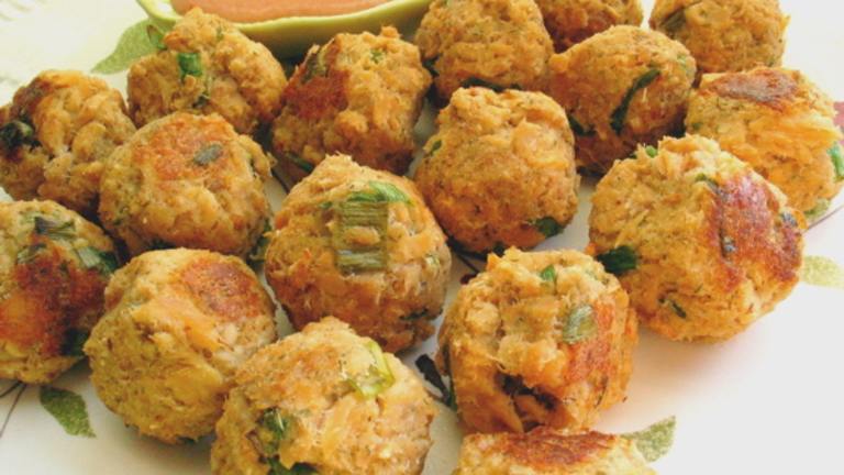 Baked salmon Balls Created by flower7
