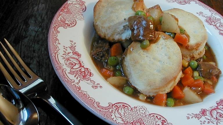 Biscuit Topped Steak Pie Created by Ms B.