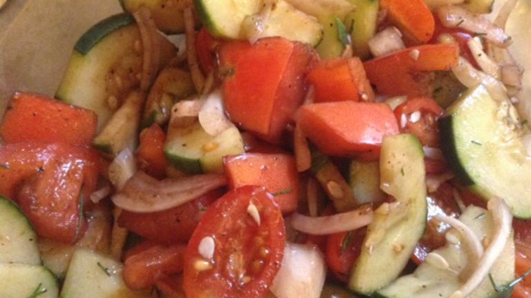 Easy Cucumber, Tomato and Onion Salad created by glen3257_12254982
