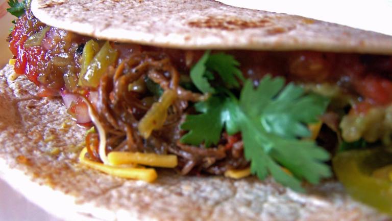 Pulled Flank Steak Salsa Style Created by Rita1652