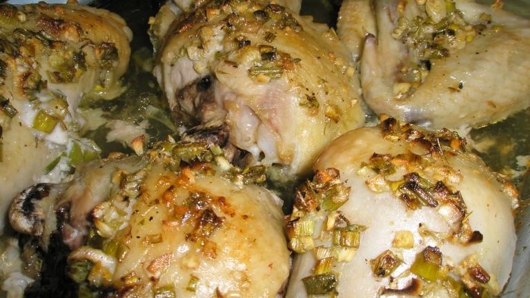 Baked Garlic-Thyme Chicken-Low Carb Created by dicentra