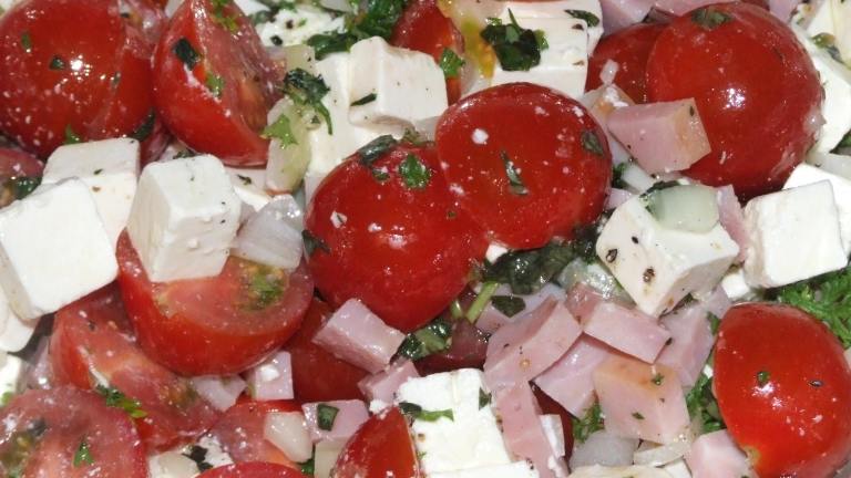 Tomato Feta Salad Created by Peter J
