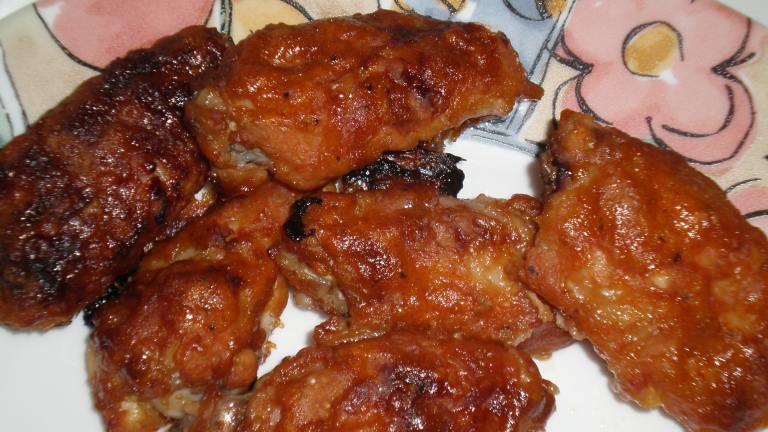 Sweet Gingered Chicken Wings Created by mailbelle