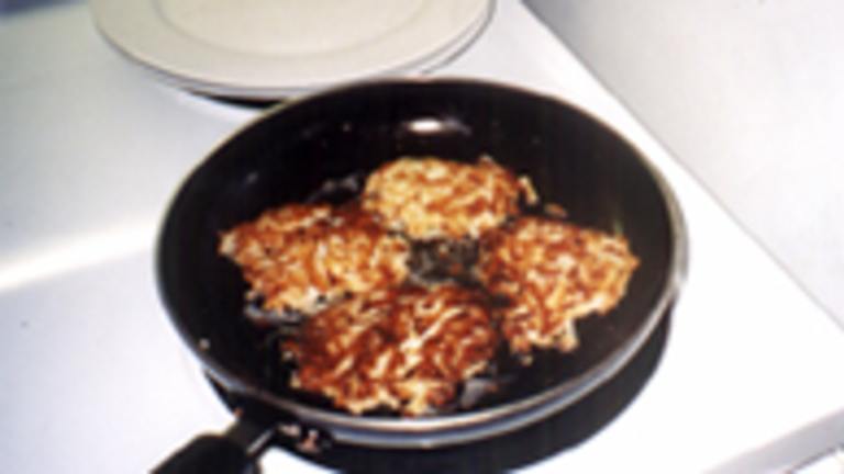 Fried Potato and Onion Patties created by Bergy