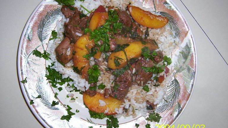 Lamb With Peaches Created by crystalpoulin