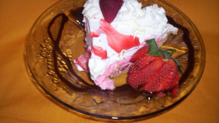 Super Simple Strawberry Cream Cheese Pie Created by Chef shapeweaver 
