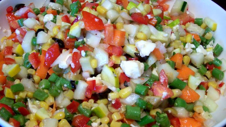Dixie's Chopped Vegetable Salad Created by Rita1652