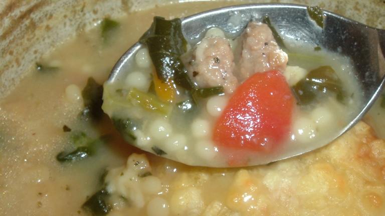 Cheesy Italian Wedding Soup Created by Bergy