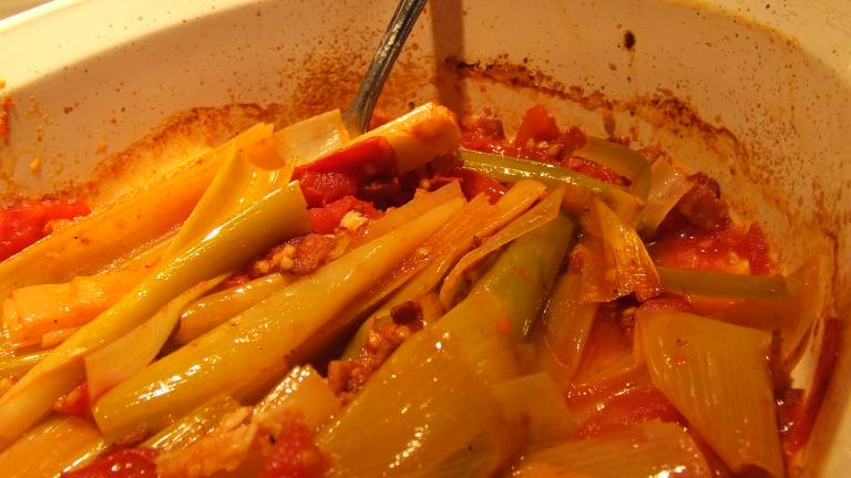 Tomato Braised Leeks created by CountryLady