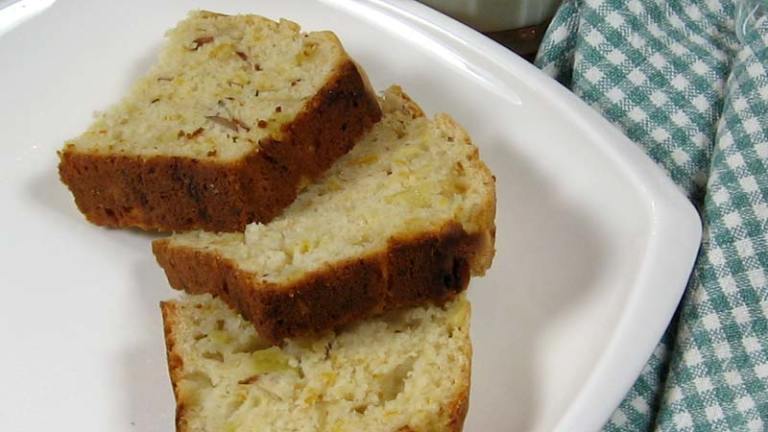 Cheddar Apple Nut Bread Created by dianegrapegrower