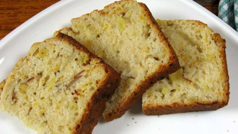 Cheddar Apple Nut Bread Created by dianegrapegrower