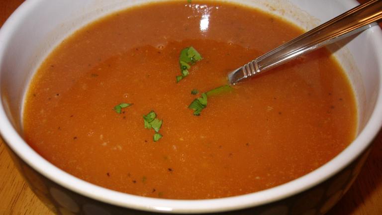 Spicy Tomato & Coriander Soup Created by cyaos