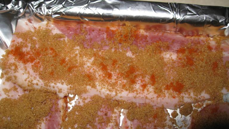 Cayenne-Candied Bacon Created by KellyMae
