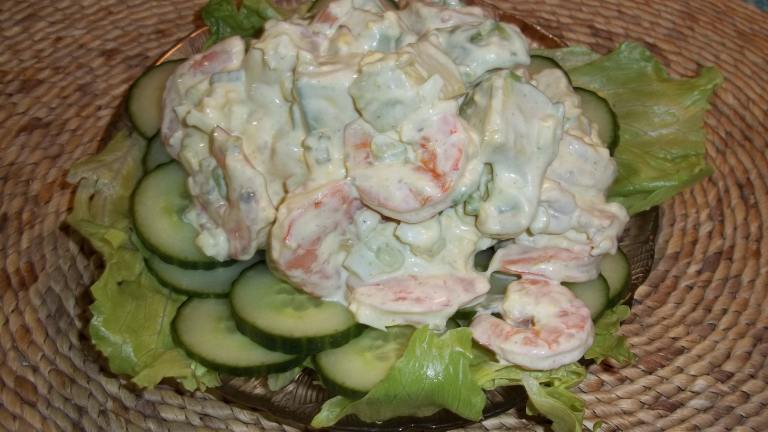 Chilled Shrimp and Avocado Salad Created by Chef PotPie