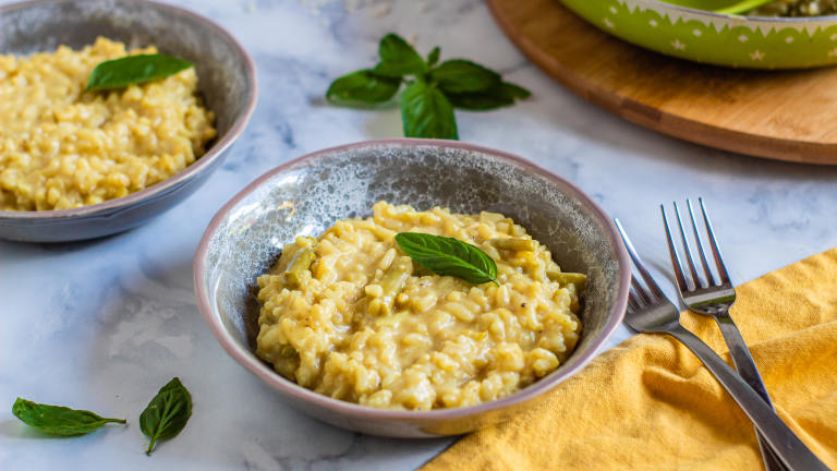 Asparagus Risotto Created by LimeandSpoon
