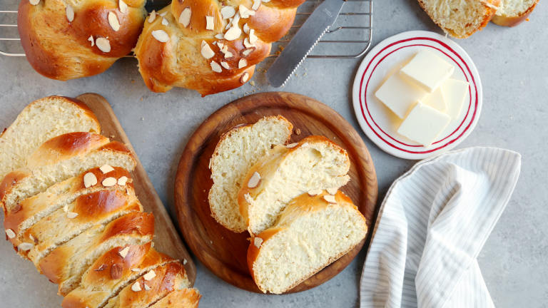Tsoureki (Greek Easter Sweet Bread) created by Jonathan Melendez