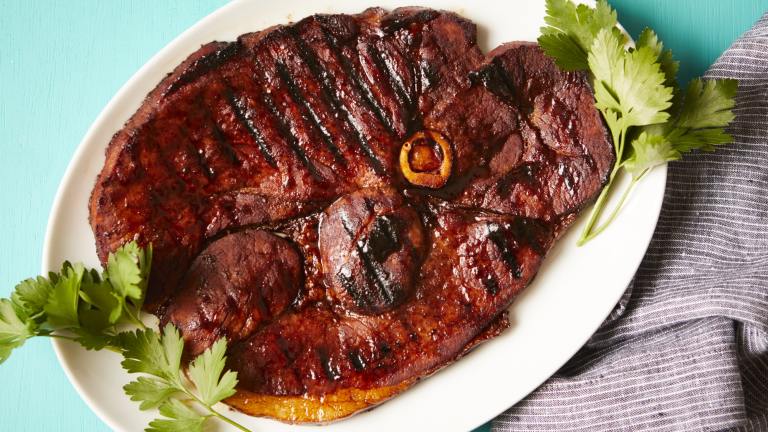 Molasses-Glazed Ham Steak Created by eabeler