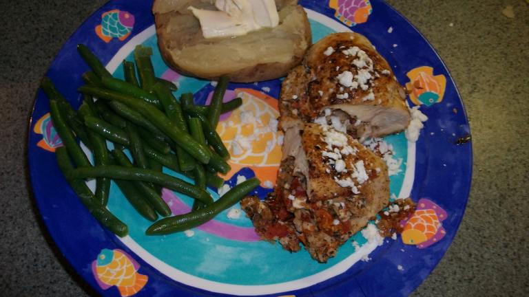 Chicken Breasts Stuffed With Feta & Sun-Dried Tomatoes Created by Johnnyboy0927