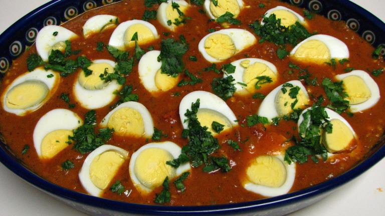 Curry Eggs over Rice (For Leftover Hard Boiled Eggs) Created by HeatherFeather