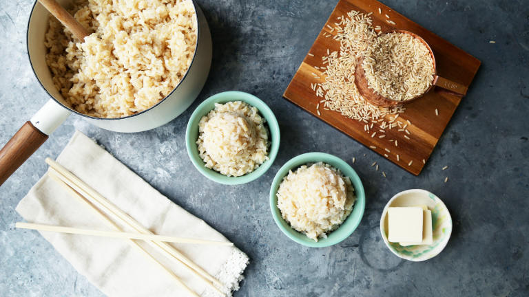 Plain but Perfect-Every-Time Brown Rice Created by Jonathan Melendez 