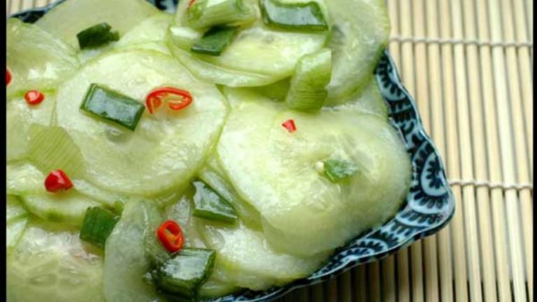 Sweet Sour Cucumber Salad Created by Sackville