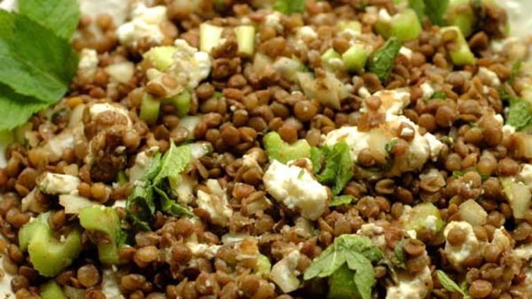Lentil Salad With Feta Cheese Created by Sackville
