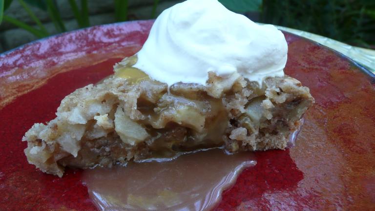 Apple Pie Cake with Rum Butter Sauce Created by cookiedog