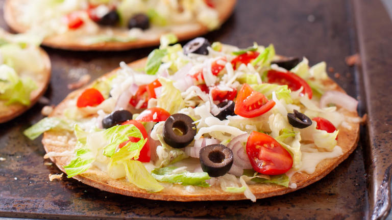 Italian Salad Pizza Created by DianaEatingRichly
