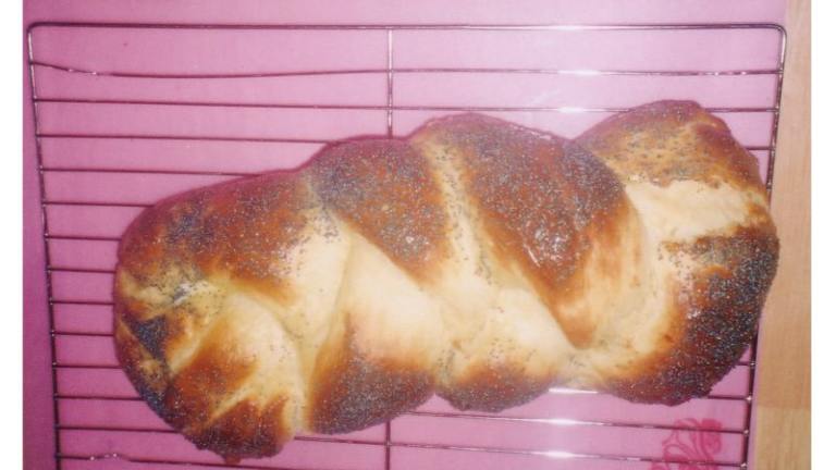Three-Stranded Braided Challah Bread created by spatchcock