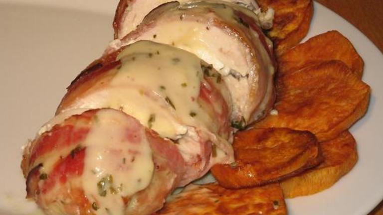 Chicken, Mushroom and Prosciutto Rolls Created by The Flying Chef