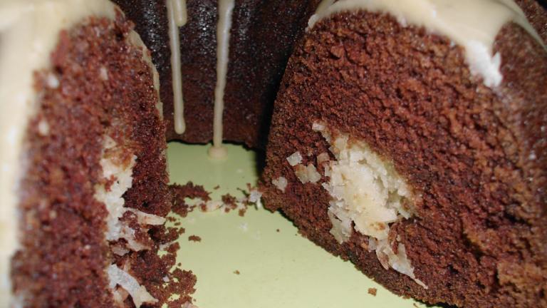 Chocolate Macaroon Cake - Bundt Cake Created by vrvrvr