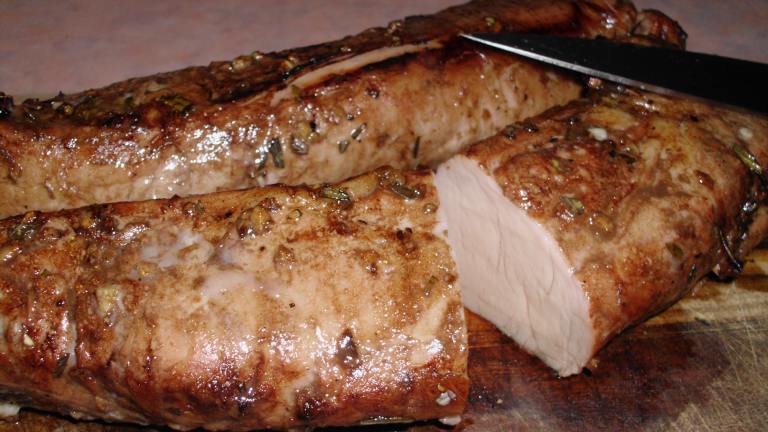 Tender Balsamic Marinated Pork Tenderloin Created by vrvrvr