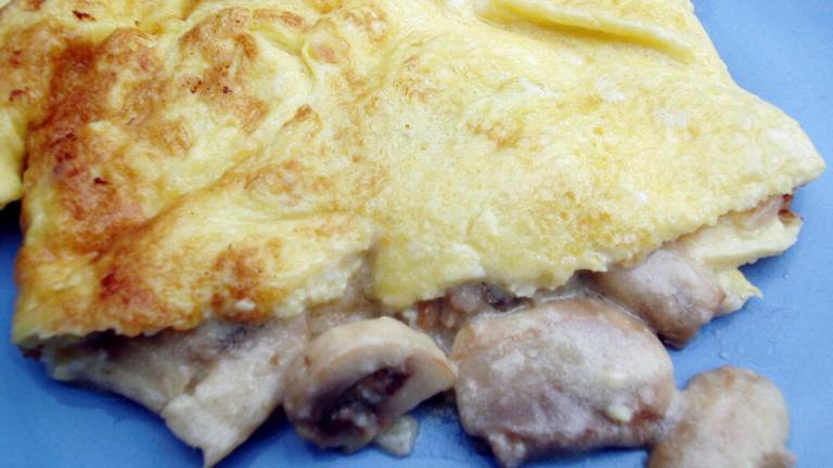Mushroom and Gruyere Cheese Omelet Created by Kim127
