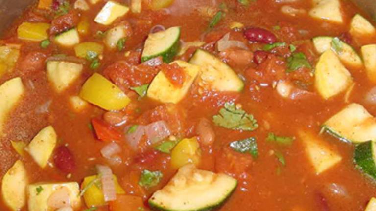 Sweet Pepper Vegetarian Chili created by justcallmetoni