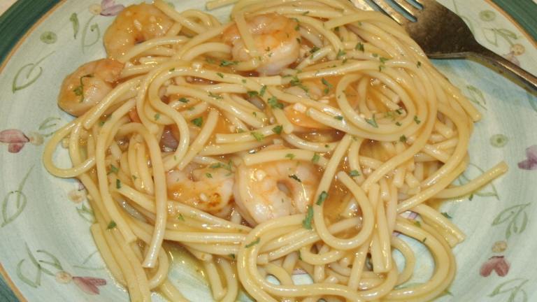 Garlic Shrimp and Pasta (Low fat recipe) created by Catnip46