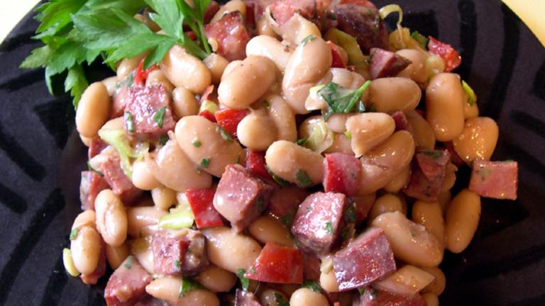 Cannellini and Smoked Sausage Salad Created by Mercy