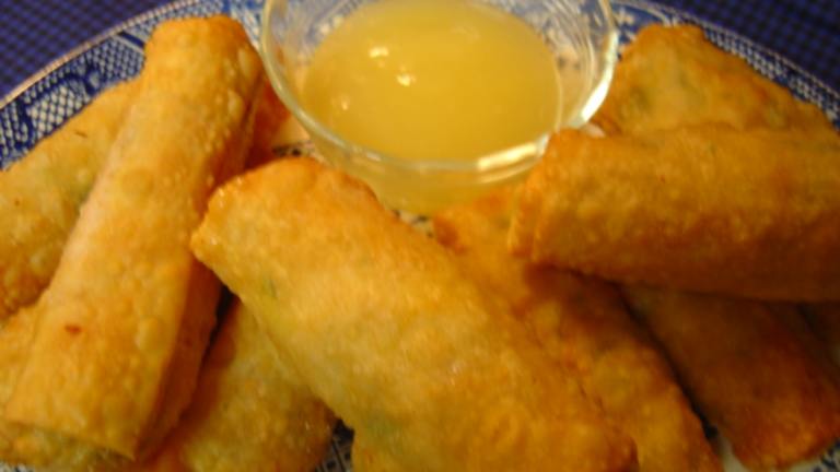 Savory Chicken Egg Rolls  With Sweet and Sour Sauce Created by PalatablePastime