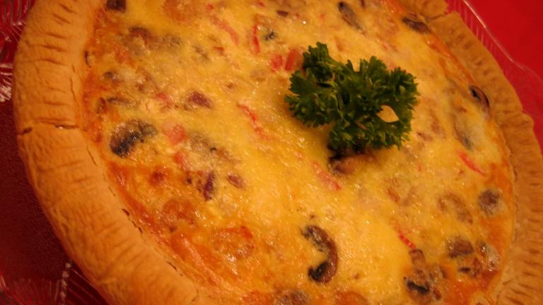 Seafood Cream Cheese Quiche created by eatrealfood