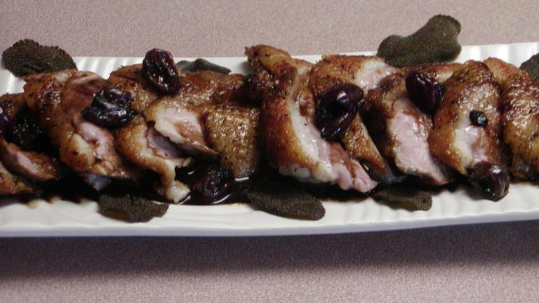 Duck Breasts With Balsamic Cherry Glaze Created by Rita1652