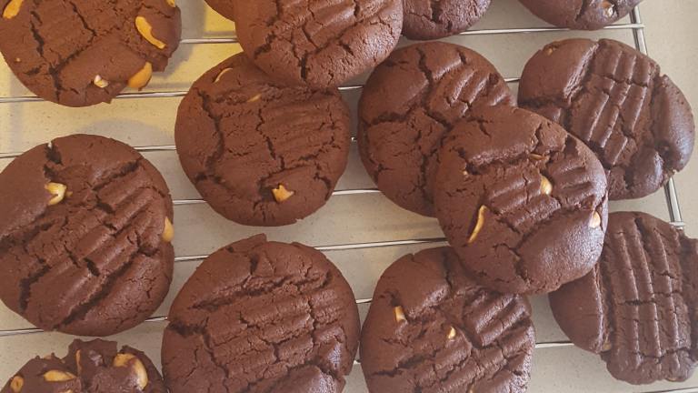 Chocolate Peanut Brownies Created by deewitz