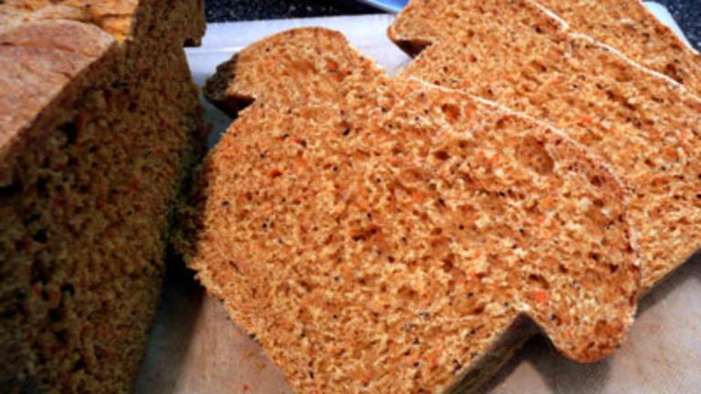 Carrot Poppy Seed Bread ( Breadmaker 1 1/2 Lb. Loaf) Created by Outta Here