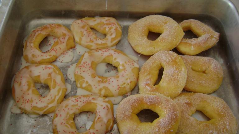 Baked Sugar Doughnuts (Bread Machine) created by Erin R.