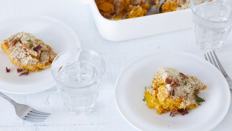 Bacon Topped Squash Casserole Created by eabeler