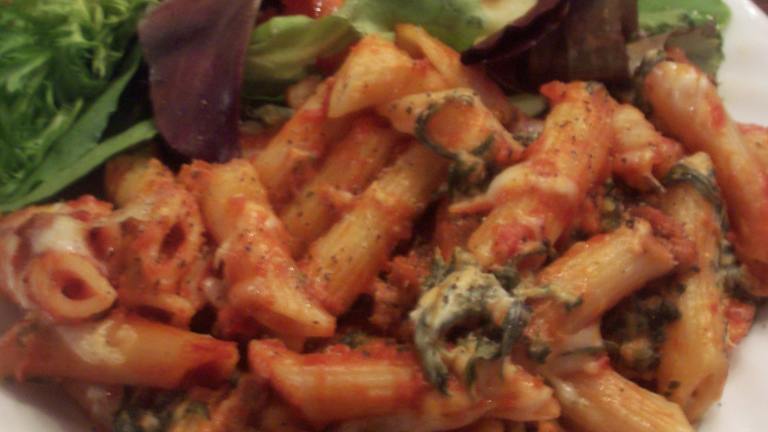 Baked Pasta With Spinach Created by um-um-good
