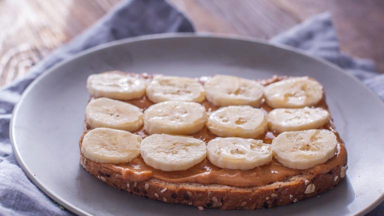 Peanut Butter Banana Toast Recipe Food Com