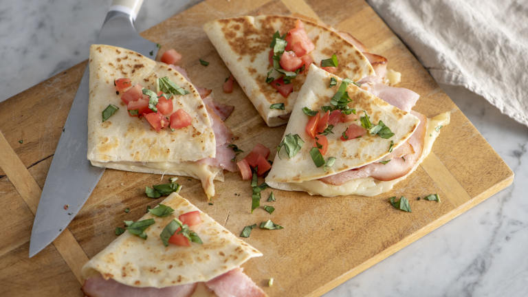 Ham and Swiss Quesadilla Created by Ivansocal